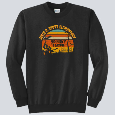 Adult Crewneck - Fall Holidays - Haunted House Thumbnail