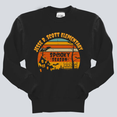 Youth Crewneck - Fall Holidays - Haunted House Thumbnail