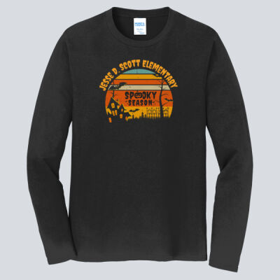 Adult Long Sleeve Shirt - Fall Holidays - Haunted House Thumbnail