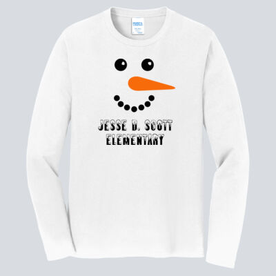 Adult Long Sleeve Shirt - Winter - Snowman  Thumbnail
