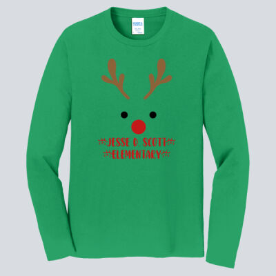 Adult Long Sleeve Shirt - Winter - Reindeer  Thumbnail
