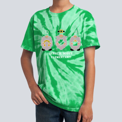 Youth Tie-Dye T-Shirt - Spring - Leprechaun's  Thumbnail