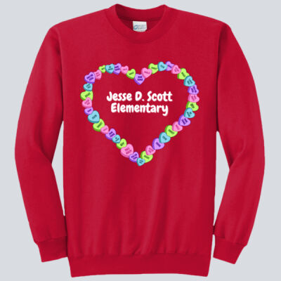 Adult Crewneck - Spring - Candy Hearts Thumbnail