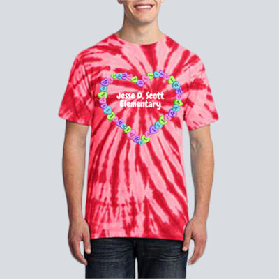 Adult Tie-Dye T-Shirt - Spring - Candy Hearts Thumbnail